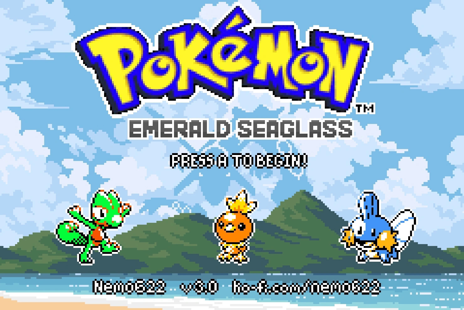 Emerald Seaglass ROM hack banner image